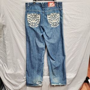 RARE - MINT DENIM BRAND - MENS JEANS 38 X 34 Hiphop Y2K